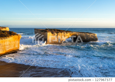 Sunset at London Bridge, Twelve Apostles, Great Ocean Road, Australia Sunset at London Bridge, Twelve Apostles, Great Ocean Road, Australia 127967377