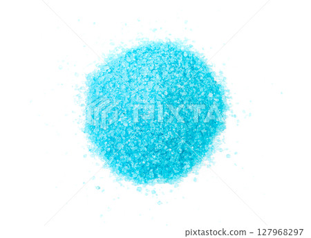 Blue Salt Crystals, Bath Salt for Spa Relax, Cupric Sulfate or Copper Sulfate, Swimming Pool Algicide, Drugs 127968297