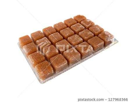 Fish Food Isolated, Insect Briquettes, Frozen Artemia, Cold Daphnia, Frozen Bloodworm Fish Food Isolated, Insect Briquettes, Frozen Artemia, Cold Daphnia, Frozen Bloodworm 127968366