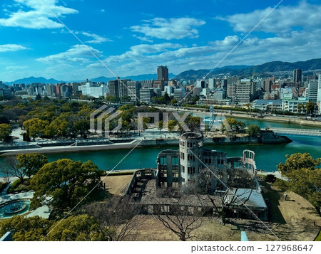 廣島市的冬季風景 127968647