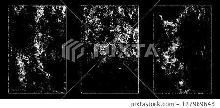 Black and white grunge. Distress overlay texture. Abstract surface dust and rough dirty wall background concept. Distress illustration simply place over object to create grunge effect. Vector EPS10. Black and white grunge. Distress overlay texture. Abstract surface dust and rough dirty wall background concept. Distress illustration simply place over object to create grunge effect. Vector EPS10. 127969643