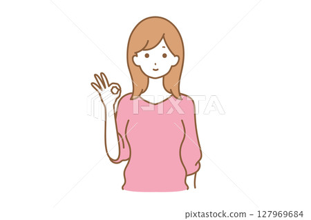 女性表情:明白 女性表情:明白 127969684