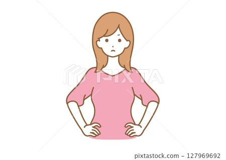 女人表達憤怒 127969692