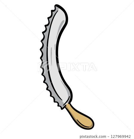 Cartoon Kitchen Knife Knives Vector Utensil Illustration Icon Cartoon Kitchen Knife Knives Vector Utensil Illustration Icon 127969942