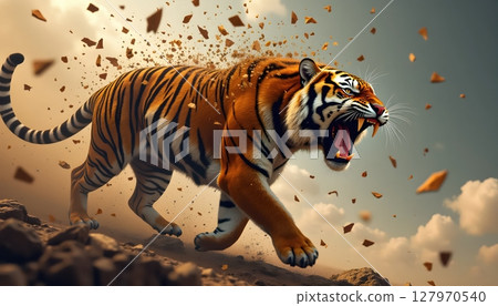 tiger in the wild 127970540