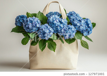 Eco-friendly reusable shopping bag made of fabric 127971001