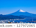 Suruga Bay and Shimizu Port as seen from Nihon-daira 127972065