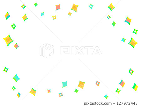 Simple glitter confetti background illustration colorful 127972445