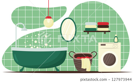 modern bathroom interior modern bathroom interior 127973944