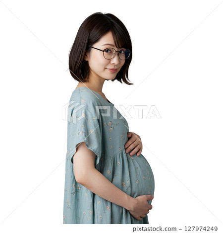 Pregnant woman material background transparent Pregnant woman material background transparent 127974249