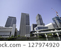 Scenery of Osaka seen from Nakanoshima in Kita-ku, Osaka City, Osaka Prefecture during the day 127974920