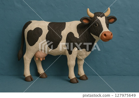 黏土動畫牛 黏土動畫牛 127975649