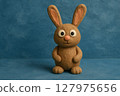Clay animation style rabbit 127975656