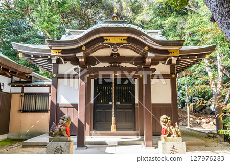 太宰府天滿宮的分社岩園天神社（岩平天神社），參拜殿堂，主神為蘆屋市岩園町菅原道真 127976283