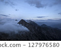 Panoramic view Freyungen mountains  from Nordlinger hut on Karwendel Hohenweg, Austria 127976580