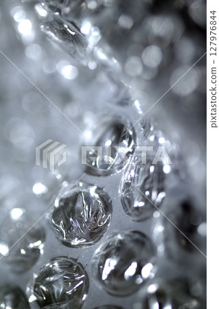 Abstract Bubble Wrap Plastic Circles Shiny Coloured Background 127976844