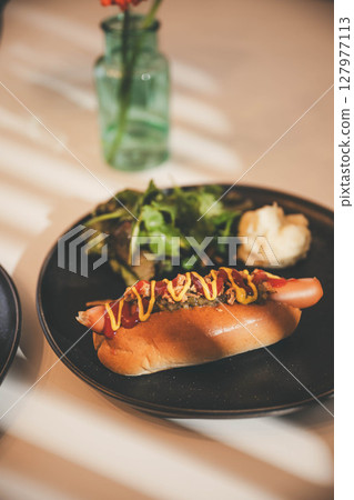 Stylish breakfast 127977113