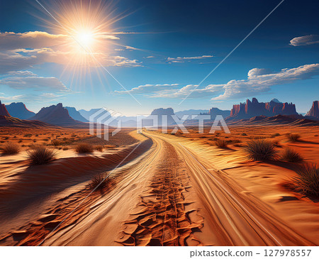 desert landscape 127978557
