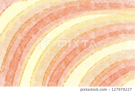 Hand painted watercolor orange ripple pattern background illustration Hand painted watercolor orange ripple pattern background illustration 127979227