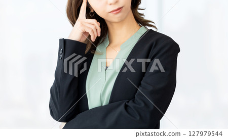 善於思考的女性/女商人 127979544