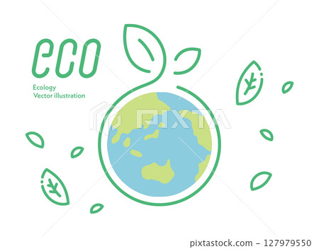 Ecology SDGs image vector illustration 127979550