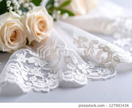 白色花束 127981436