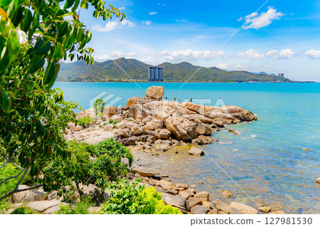 A natural rock garden. 127981530