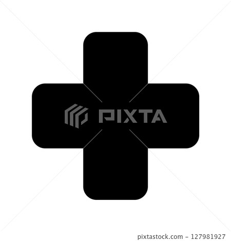 十字標記圖示醫療、急救、醫院 127981927