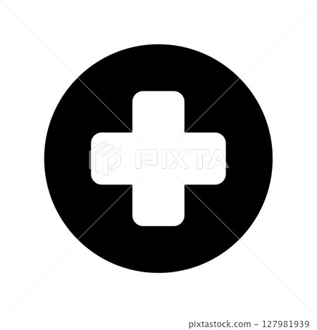 十字標記圖示|醫療，緊急影像 127981939
