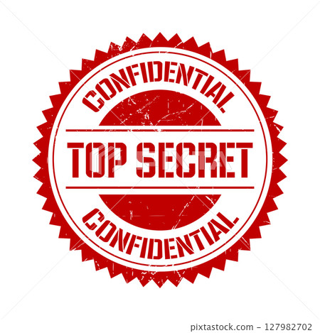 Top secret confidential vector illustration stamp. Top secret confidential vector illustration stamp. 127982702