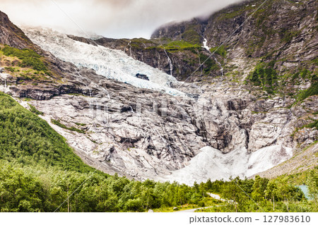 Boyabreen Glacier in Norway 127983610
