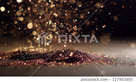 Glittering Dust in Motion 127983805