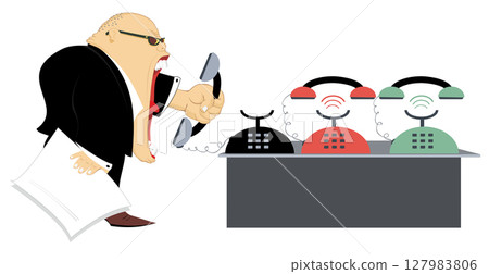 vector, businessman, man 127983806