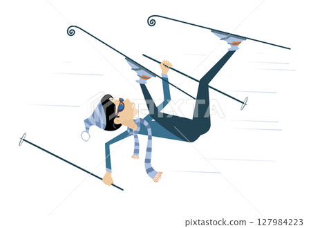skier, skiing, woman 127984223