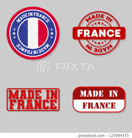 Set of stamps made in France 127984355