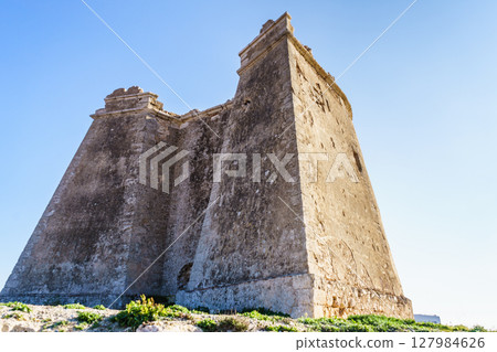 Mesa Roldan tower, Cabo de Gata, Spain 127984626