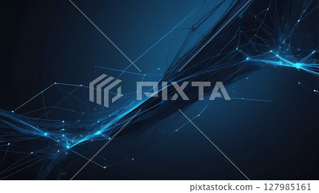 Digital threads flowing in space, forming a tech fabric of data exchange, innovation, and intelligent networks Digital threads flowing in space, forming a tech fabric of data exchange, innovation, and intelligent networks 127985161