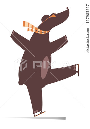 bear, skating, figure skating 127985227