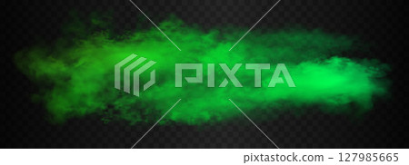 Greed vibrant gradient futuristic colorful long smoke cloud. Vector realistic magic color haze Greed vibrant gradient futuristic colorful long smoke cloud. Vector realistic magic color haze 127985665