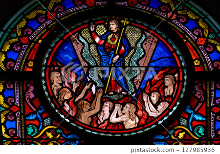 Souls in purgatory 127985936
