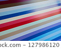 Color lines on a wall 127986120