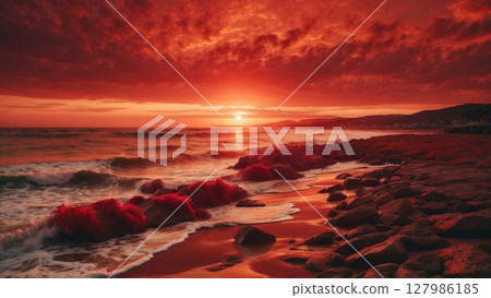 Red wave 127986185