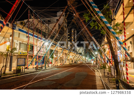 湘南平塚七夕會場（裝飾準備中） 127986338