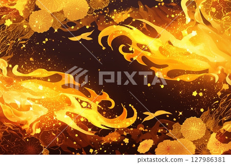 日式設計/背景素材“AI生成的圖像” 127986381