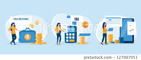 concept, online, vector 127987051