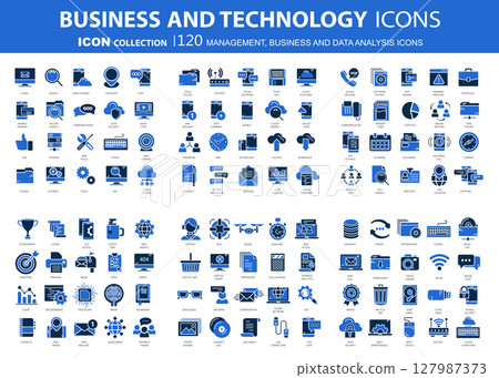 icon, set, computing 127987373