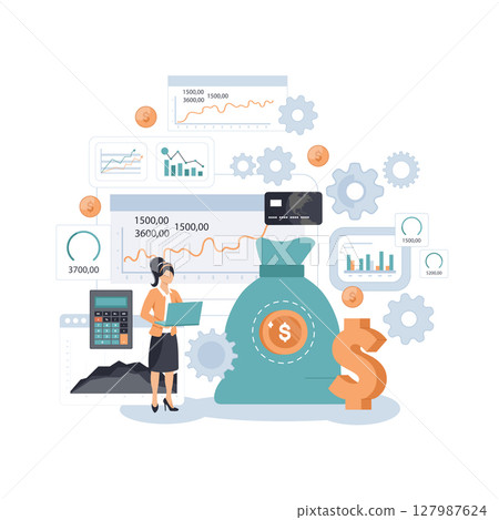business, businessman, vector 127987624