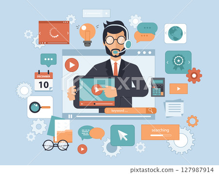 icon, digital, vector 127987914