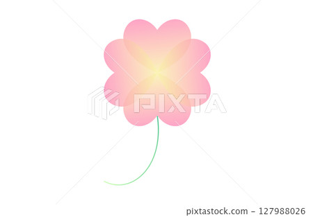 具有美麗漸層效果的透明花材 具有美麗漸層效果的透明花材 127988026
