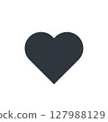 heart, icon, vector 127988129
